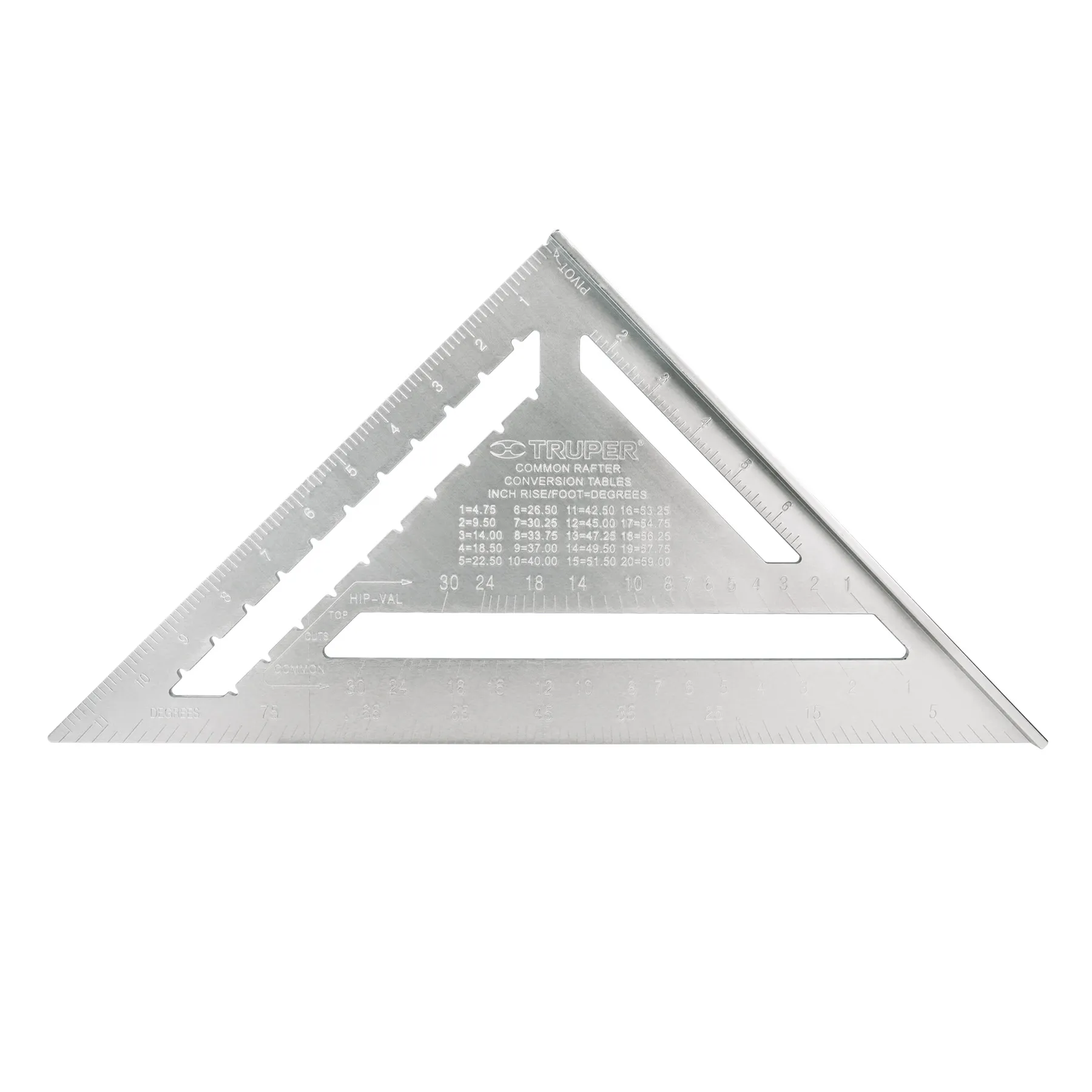 Escuadra 12" de aluminio Truper