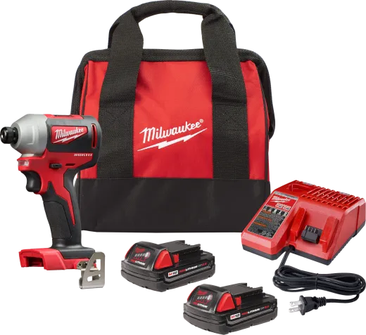 Kit Atornillador de Impacto Milwaukee