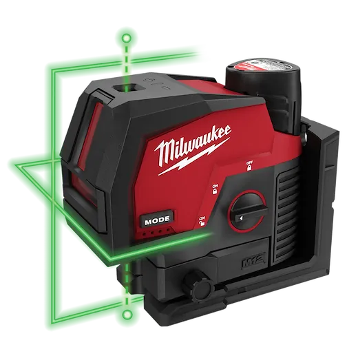 Nivel Láser con batería línea verde Milwaukee