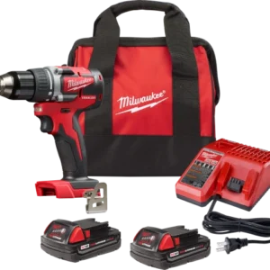 Kit de taladro/destornillador compacto sin escobillas M18 de 1/2"