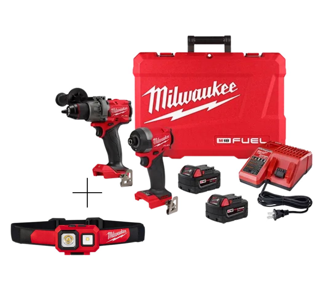 Combo M18 Fuel Combinado + Linterna de Casco Milwaukee