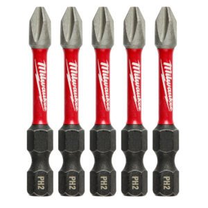 Paquete 5 Puntas PH2X2 Eléctrica Milwaukee