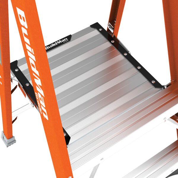 Escalera de Fibra de Vidrio de Plataforma BuildMan Metaltech de 3 pies - Image 2