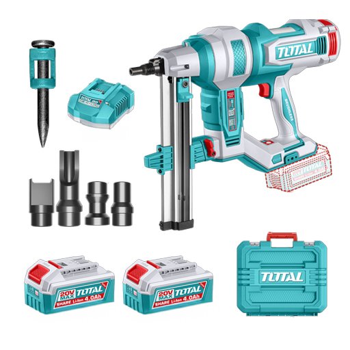 Kit Clavadora de Concreto Inalámbrica 40mm 20v Total