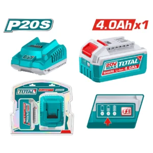 Kit de 1 Batería 4.0AH + Cargador 20V SuperTotal