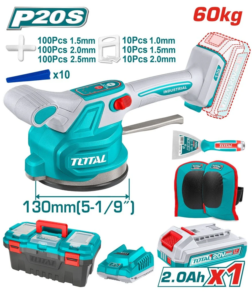 Combo Vibrador de Baldosa Inalámbrica 20V Total