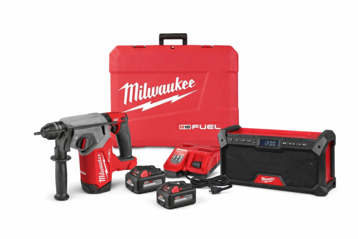 Kit de Martillo Rotativo M18 Fuel + Radio Bluethooth