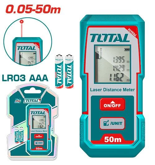 Medidor de Distancia Láser 50MTS Industrial Super Total
