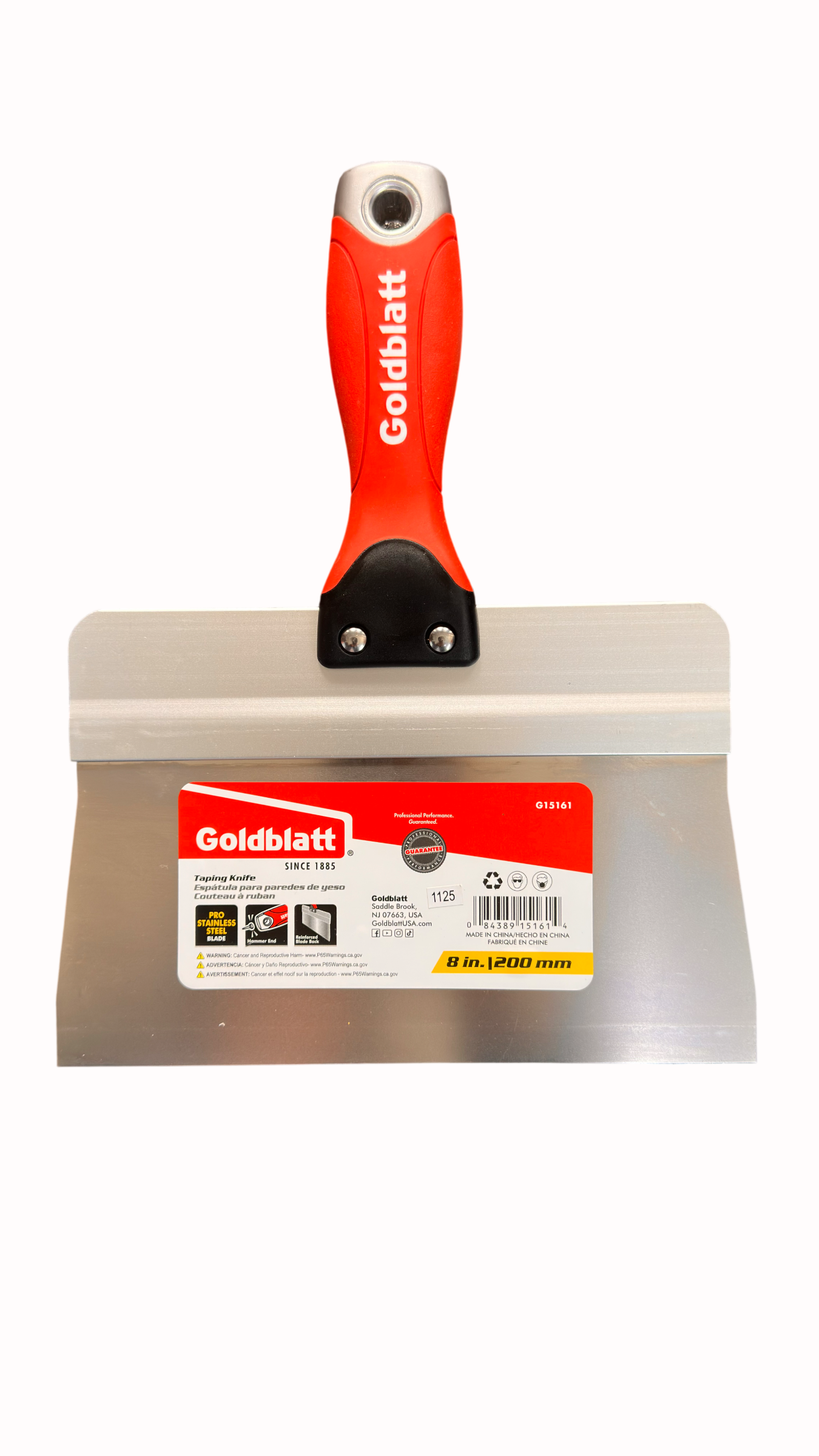 Espátula Espalda Ancha 8" GoldBlatt
