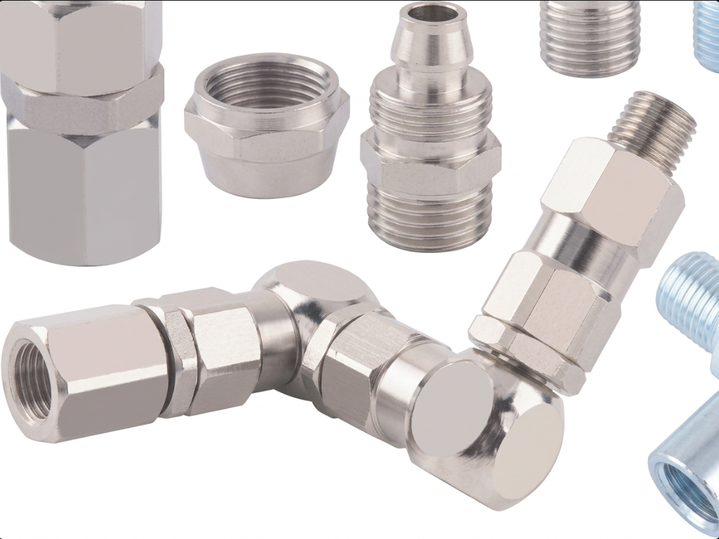 Conector esqualizable para pistola de pintar