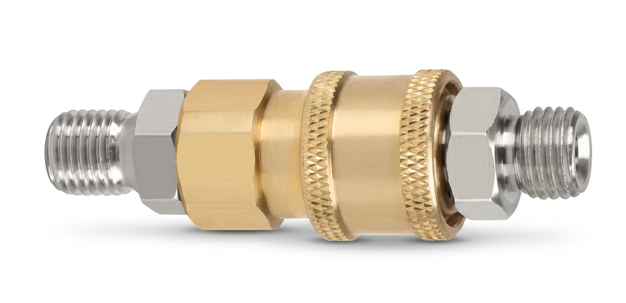 Conector rápido para manguera de máquina de pintar
