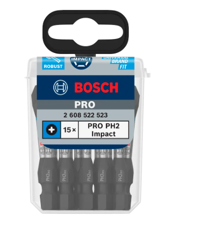 Puntas de atornillador pro impact PH * 15pzs