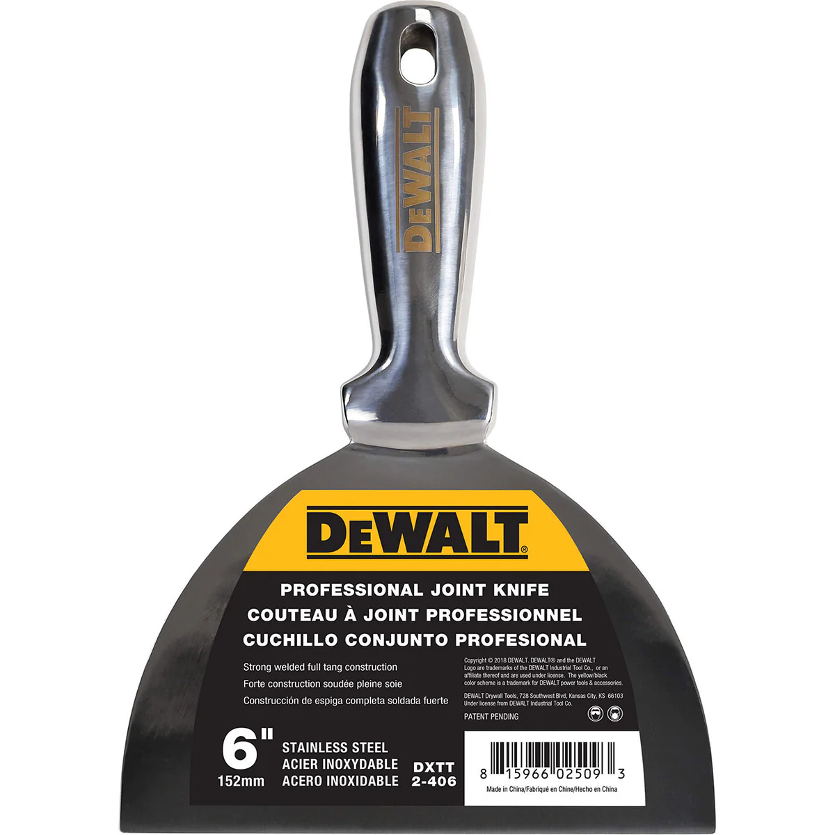Espátula DeWALT de 6''