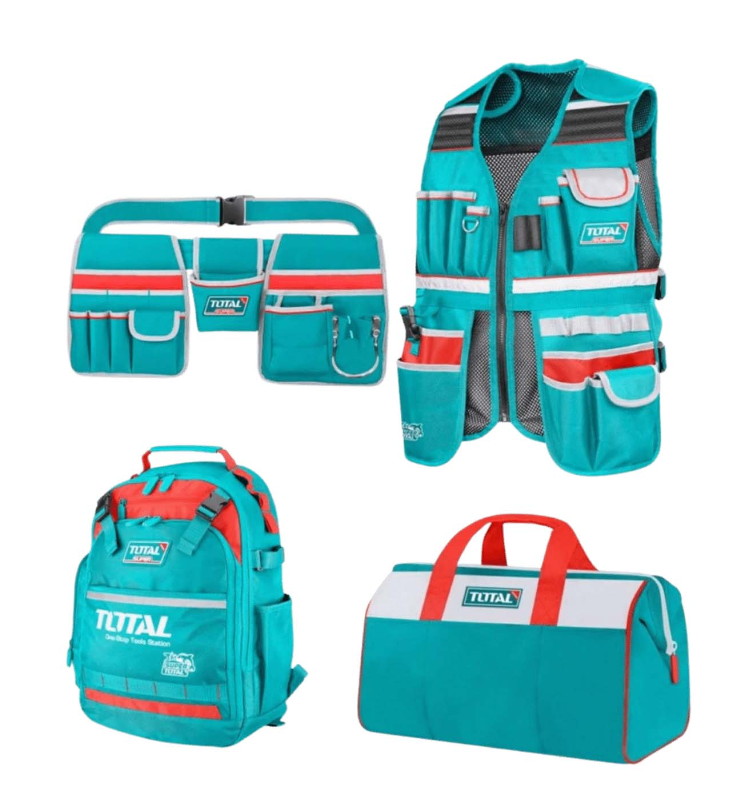 Juego porta herramienta x 4pzs Total