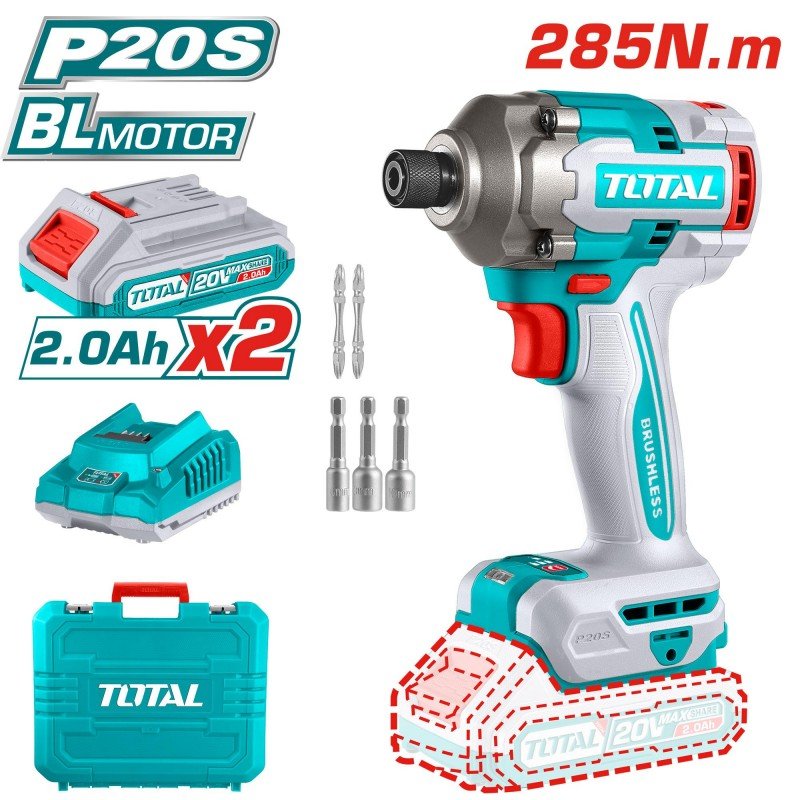 Atornillado de impacto 1/4'' 20V  Total