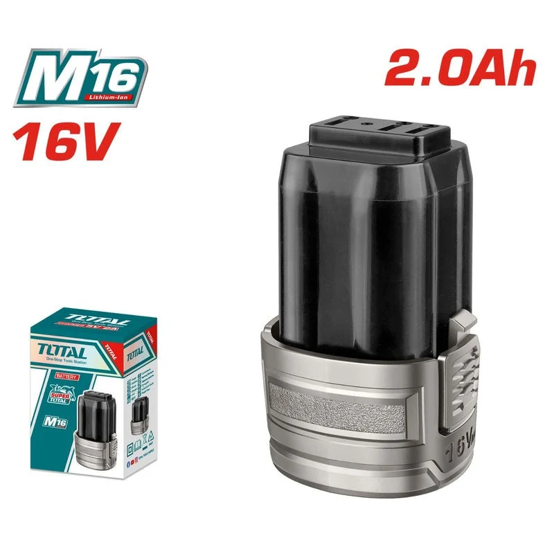 Batería de Litio-Ion TOTAL 16V 2.0Ah Industrial