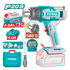Kit Pistola Inalámbrica de  Calor + 2 baterías  4Ah + cargador