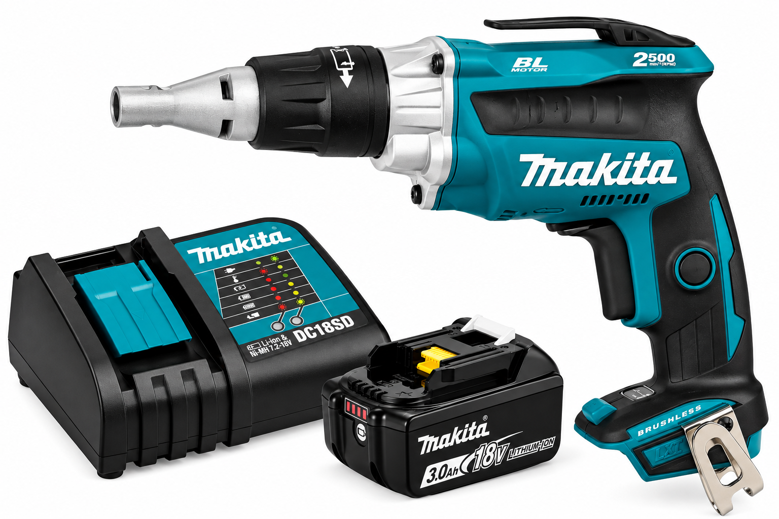 Kit Emplacador + 1 batería 3Ah + cargador rápido